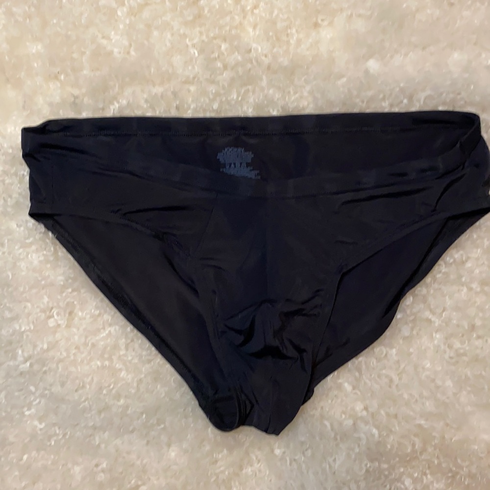 Super silky, sexy Men’s Black Briefs - Size L